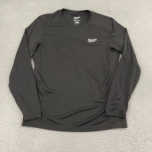 Milwaukee Workskin Performance Shirt Men XL Black Workwear Crewneck Long Sleeve